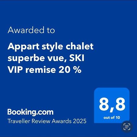 Appart Style Chalet Superbe Vue, Ski Vip Remise 20 % Font-Romeu-Odeillo-Via Exterior photo